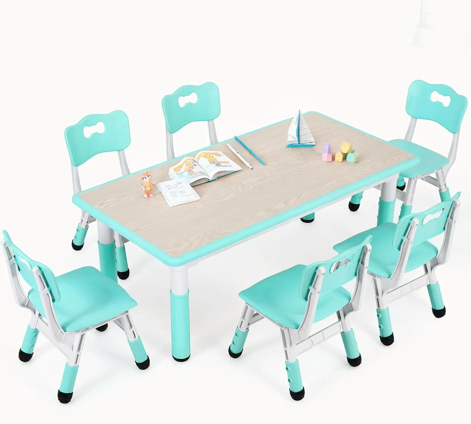 Art Craft Activities For Preschoolers - Conjunto de Mesa Infantil e 6