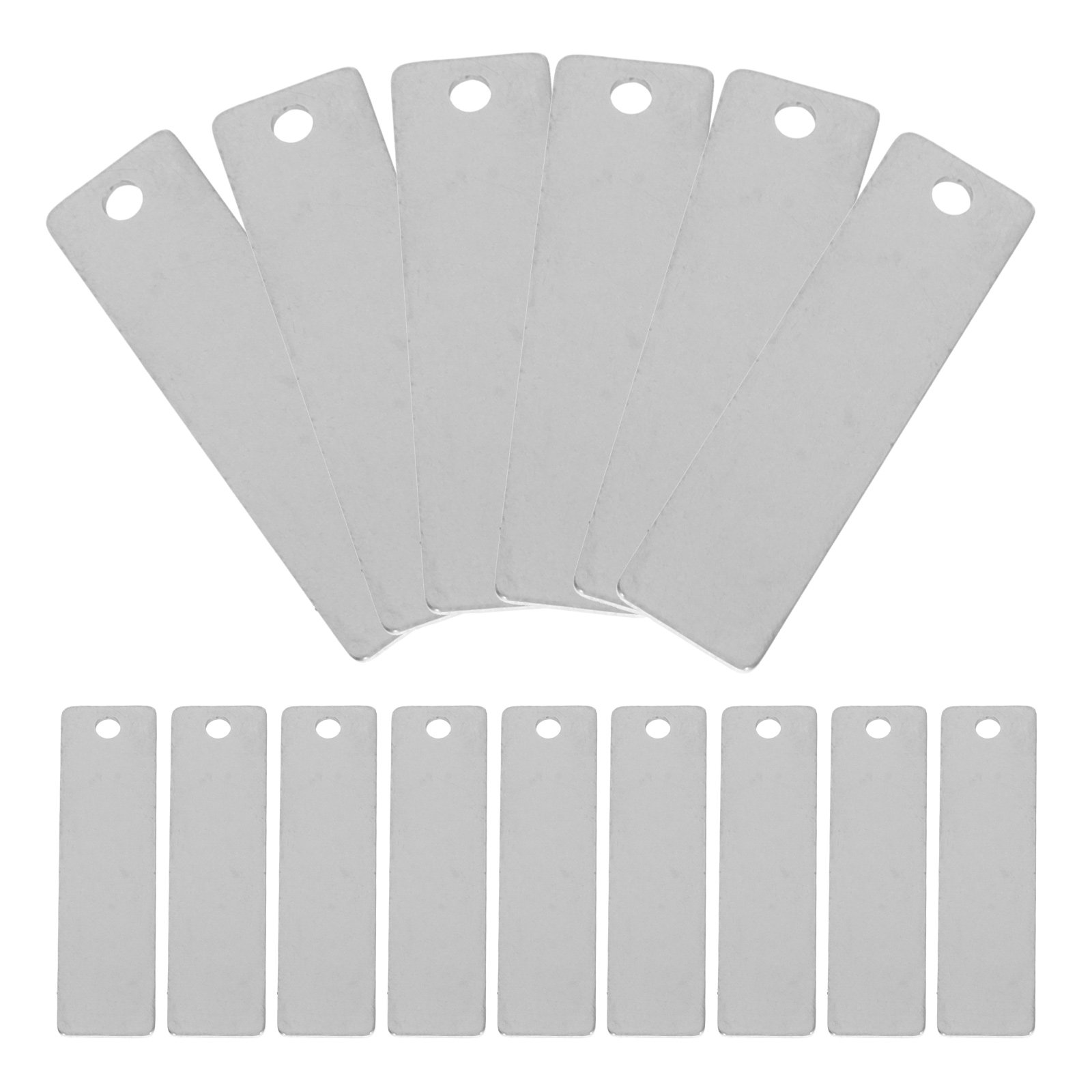 Art Craft Ideas - Etiquetas em branco de aço inoxidável,