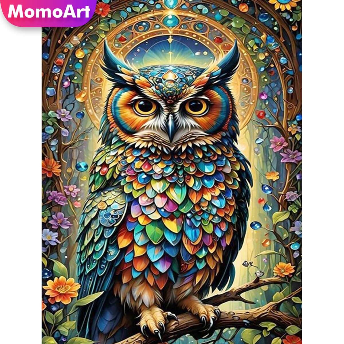 Art Craft For Adults - Momoart nova chegada diamante mosaico coruja