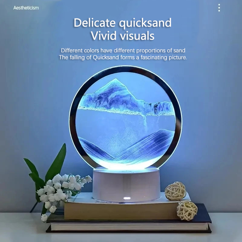 Art Craft Movement - Lâmpada LED 3D de Paisagem de