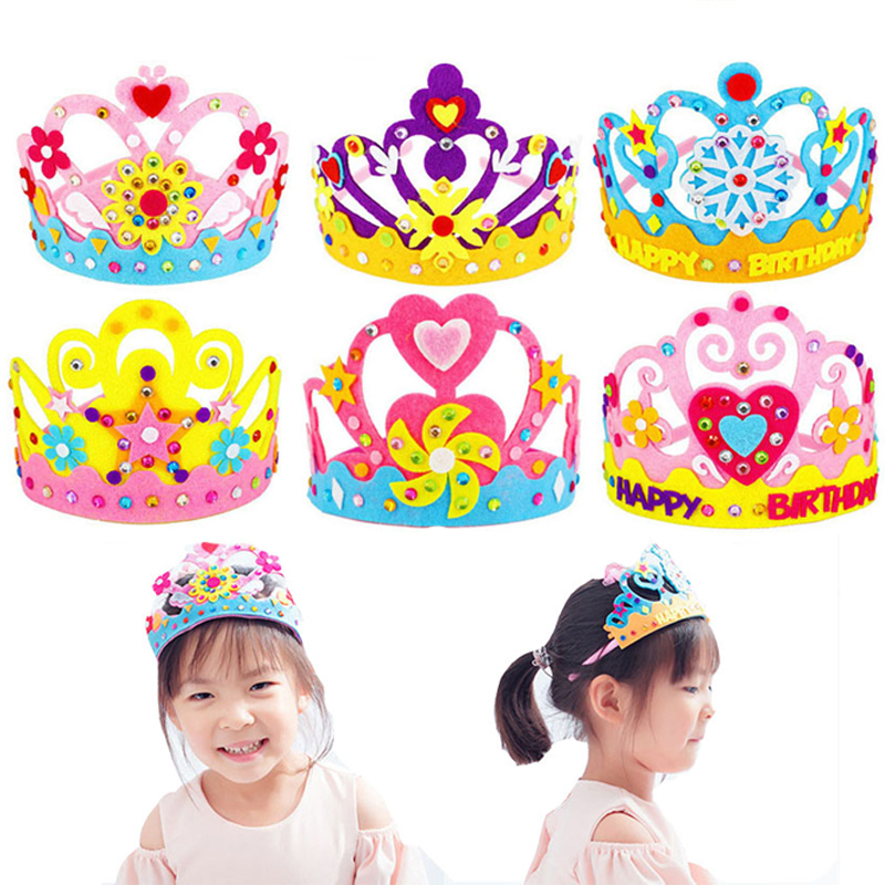 Art And Craft Nature - Diy artesanato brinquedo coroa papel criativo