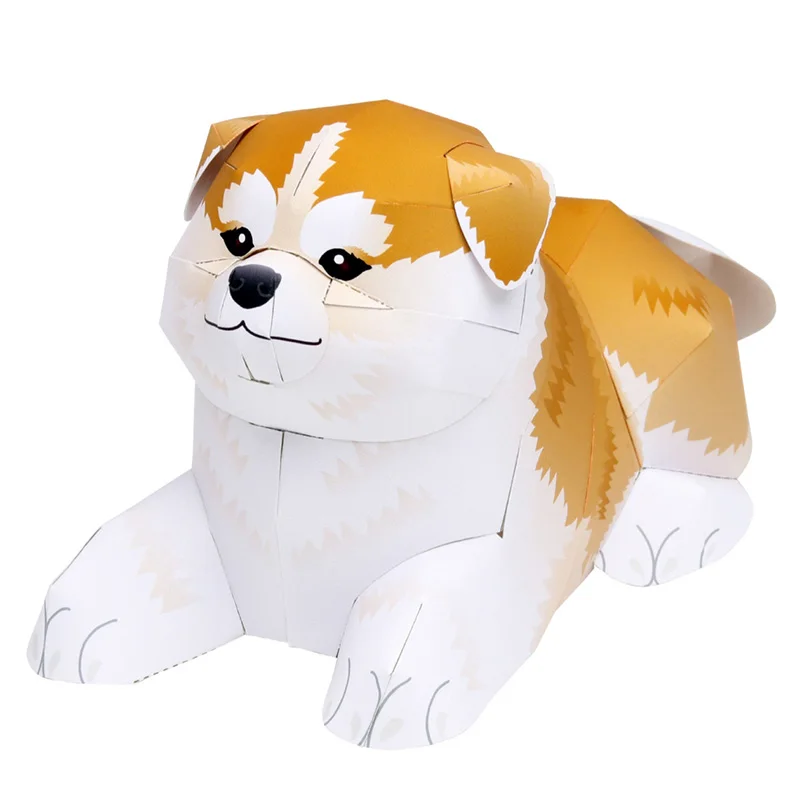 Art And Craft Nature - Akita shiba inu dobrável artesanal origami