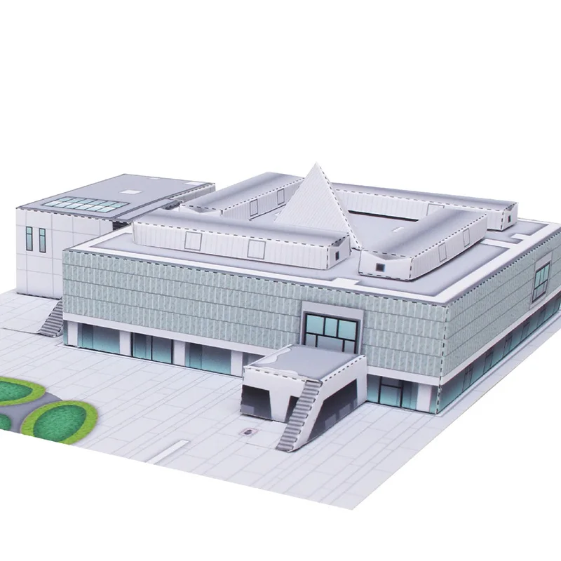 Art Craft Museum - Japão museu nacional dobrável mini modelo