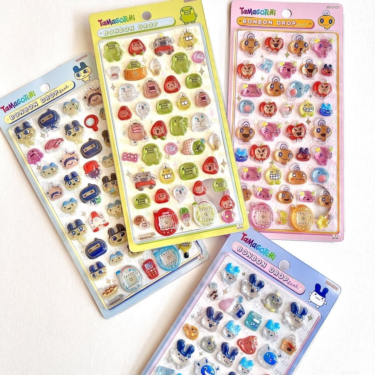 Art Craft Material - Adesivos 3D Tamagotchi - Decalques de