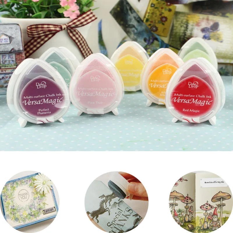 Stamping Ink Pad - Carimbo de Borracha Criativo em Formato