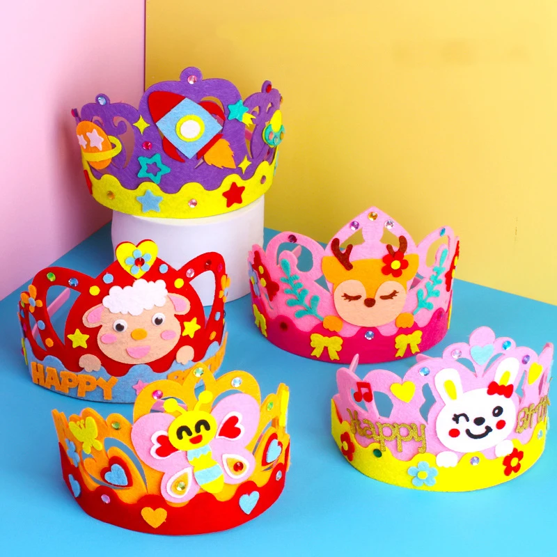 Art Craft 5 Year Old - 4 pçs/lote diy artesanato brinquedo coroa