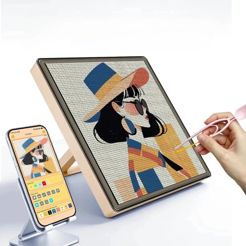 Art Craft App - Placa de Artesanato com Contas LED,