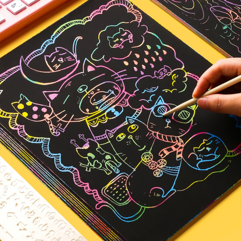 Conjunto de desenho em papel p - Art Craft Rainbow avaliação e preço