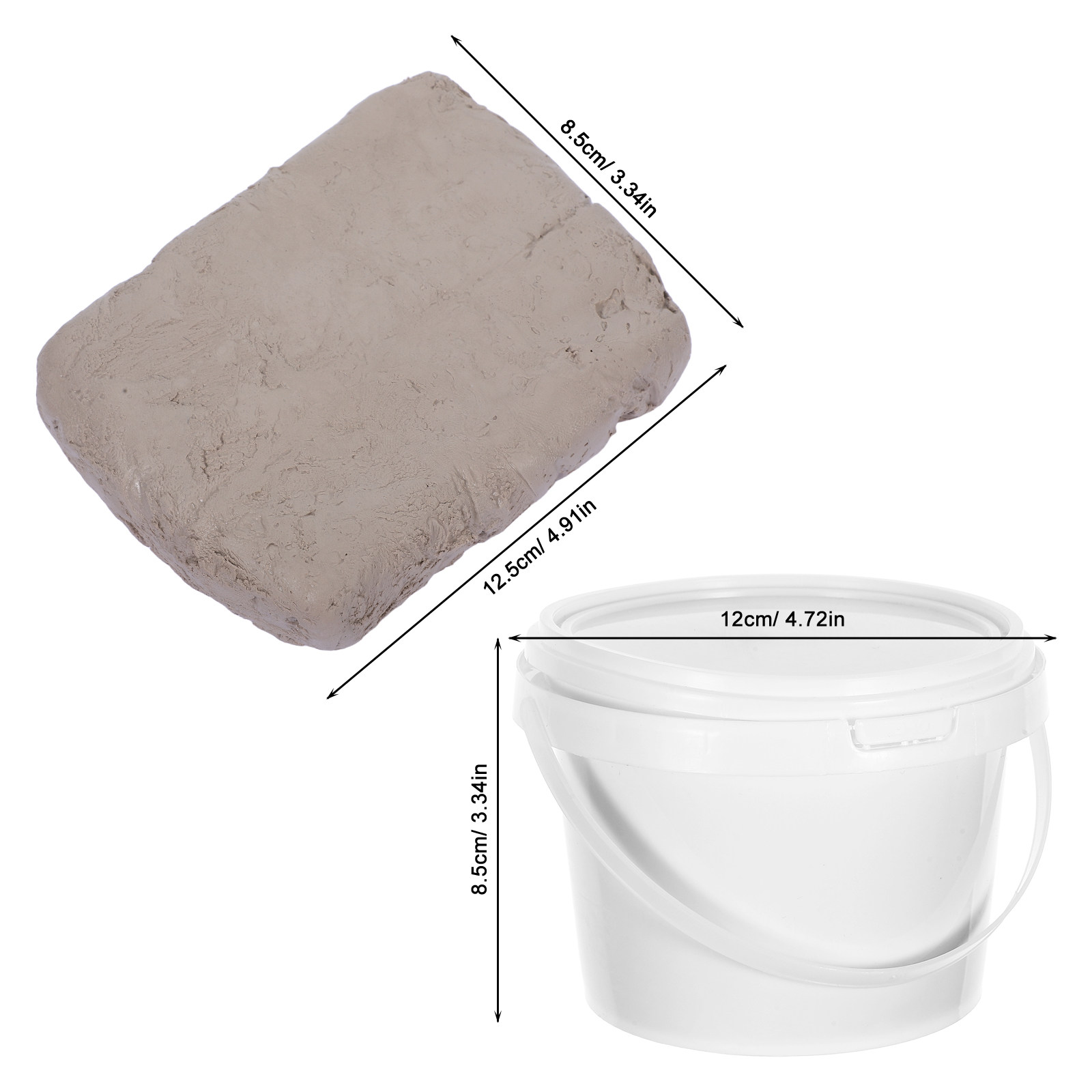 1 conjunto de argila branca pa - Art Craft For Adults avaliação e preço