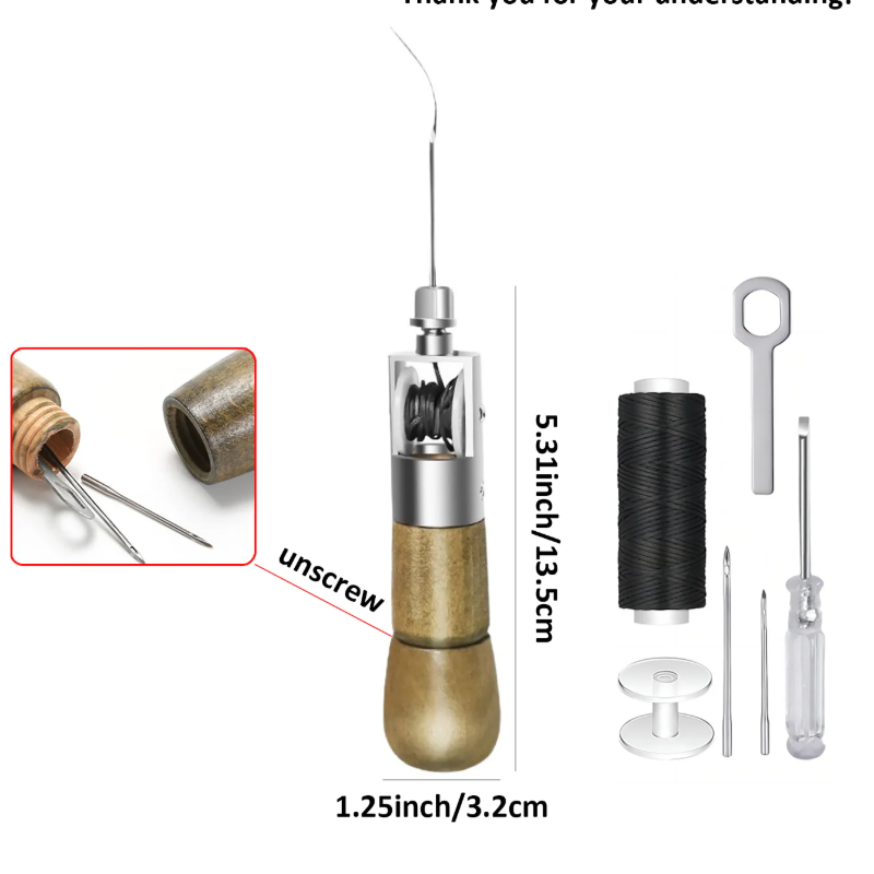 Conjunto Profissional de Agulh - Leather Tooling Kit avaliação e preço