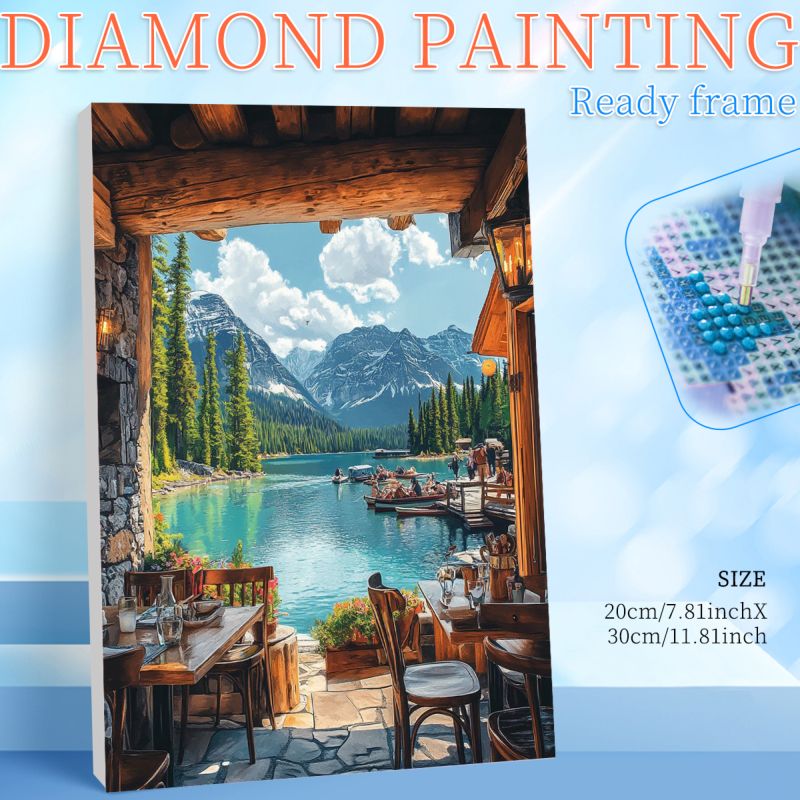 RUOPOTY Kit de Pintura Diamant - Art Craft Restaurant avaliação e preço