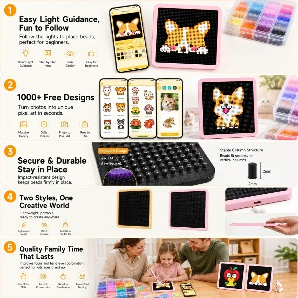Kit de Placa de LEDs com Contr - Art Craft App avaliação e preço