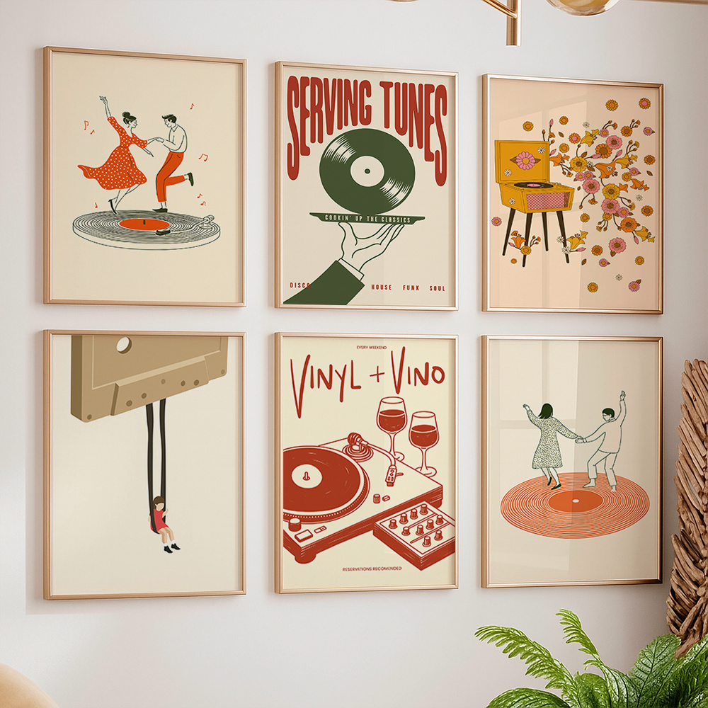 1 unidade Pôster de Música Vin - Art Craft House avaliação e preço