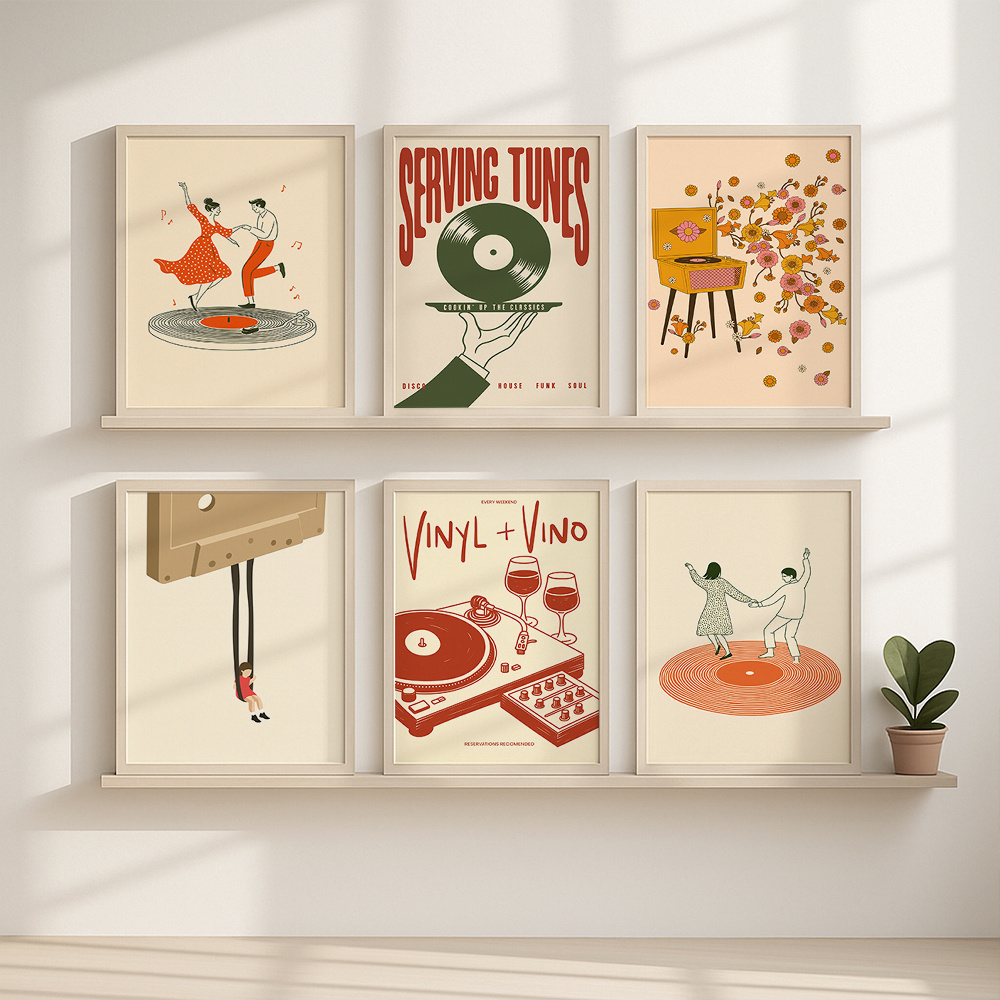 1 unidade Pôster de Música Vin - Art Craft House avaliação e preço