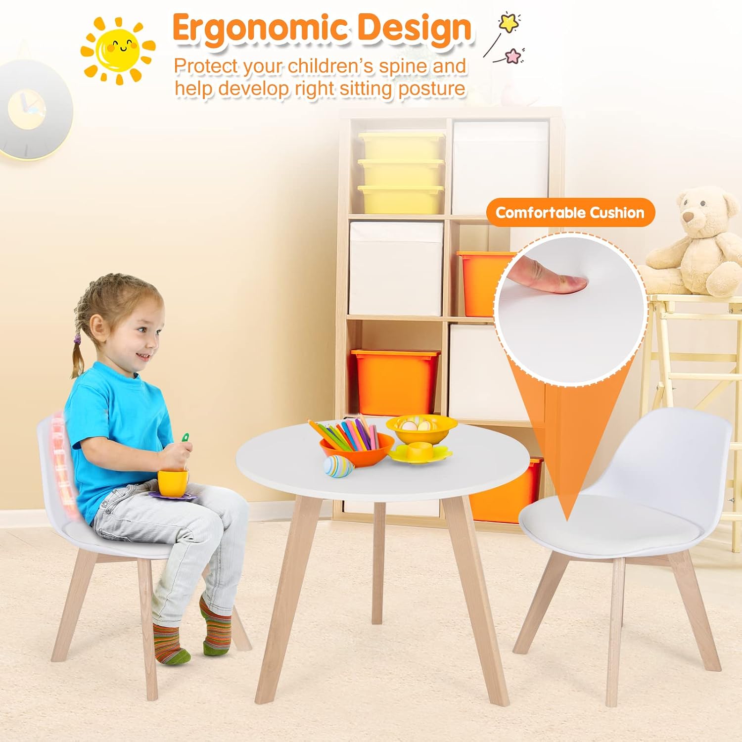 Conjunto de Mesa e Cadeiras pa - Art Craft Activities For Preschoolers avaliação e preço