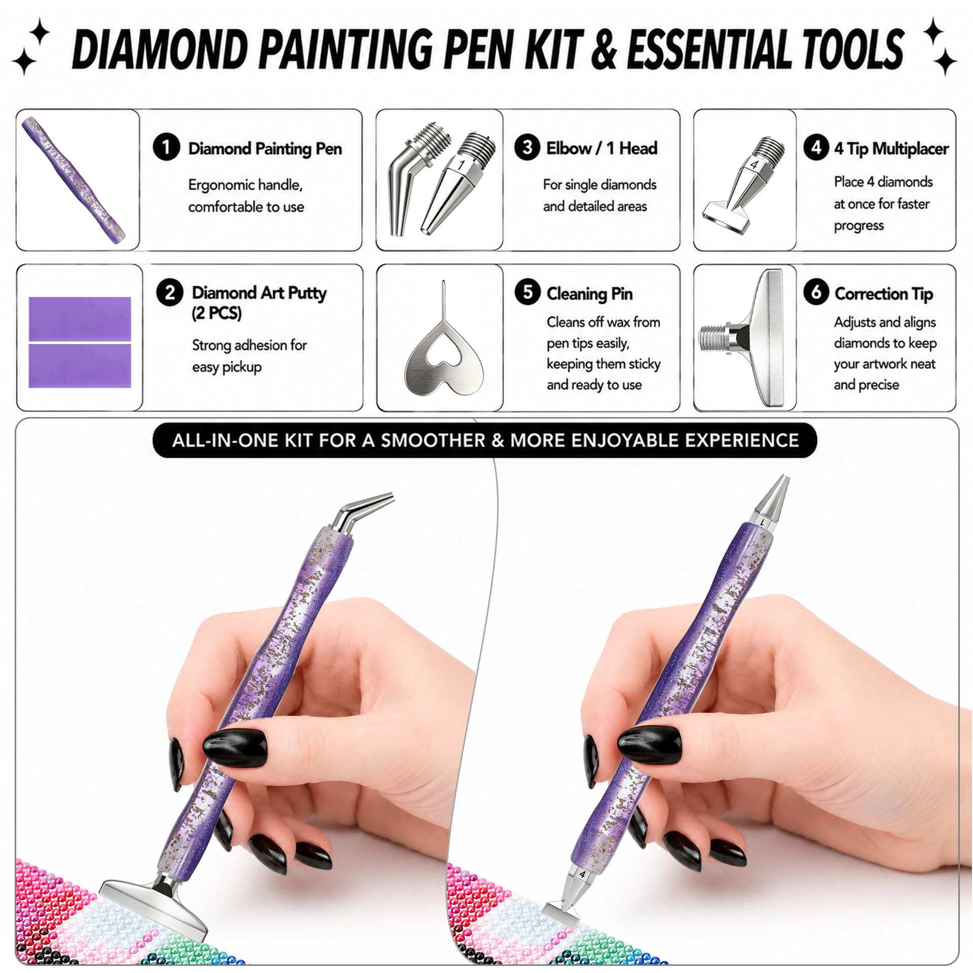 Caneta para pintura de diamant - Art Craft For Adults avaliação e preço