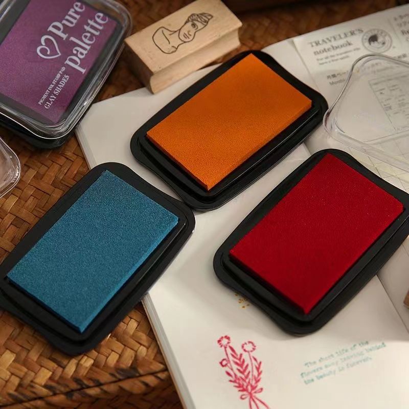 1PC Almofada de Tinta Vintage  - Stamping Ink Pad avaliação e preço