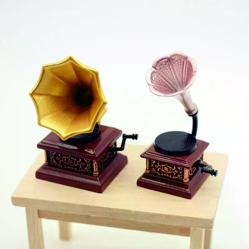 Casa de bonecas vintage fonógr - Art Craft House avaliação e preço