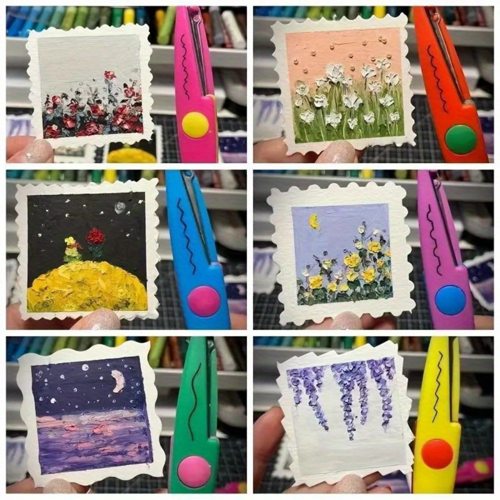 6 Pçs/set Tesoura Ondulada Dec - Art Craft 5 Year Old avaliação e preço