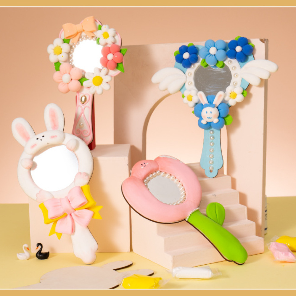 Conjunto de Espelho de Argila  - Art Craft Activities For Preschoolers avaliação e preço