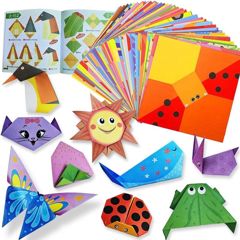 Kit de origami com 30/96 folha - Art Craft Rainbow avaliação e preço