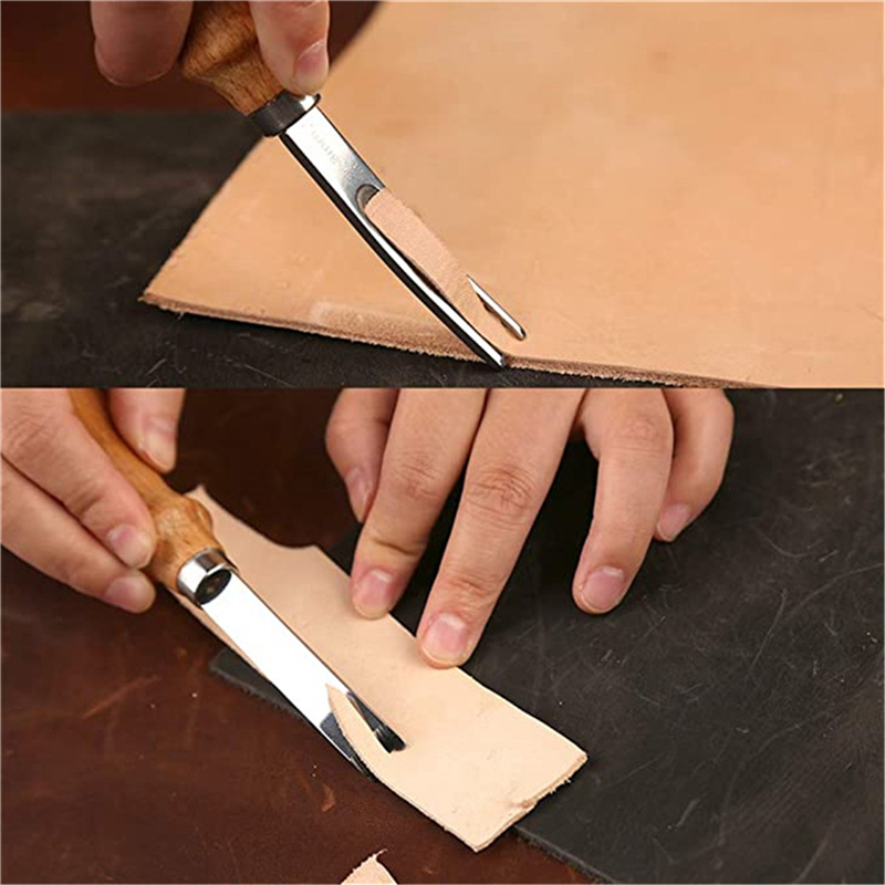 Prático couro artesanato borda - Leather Tooling Kit avaliação e preço