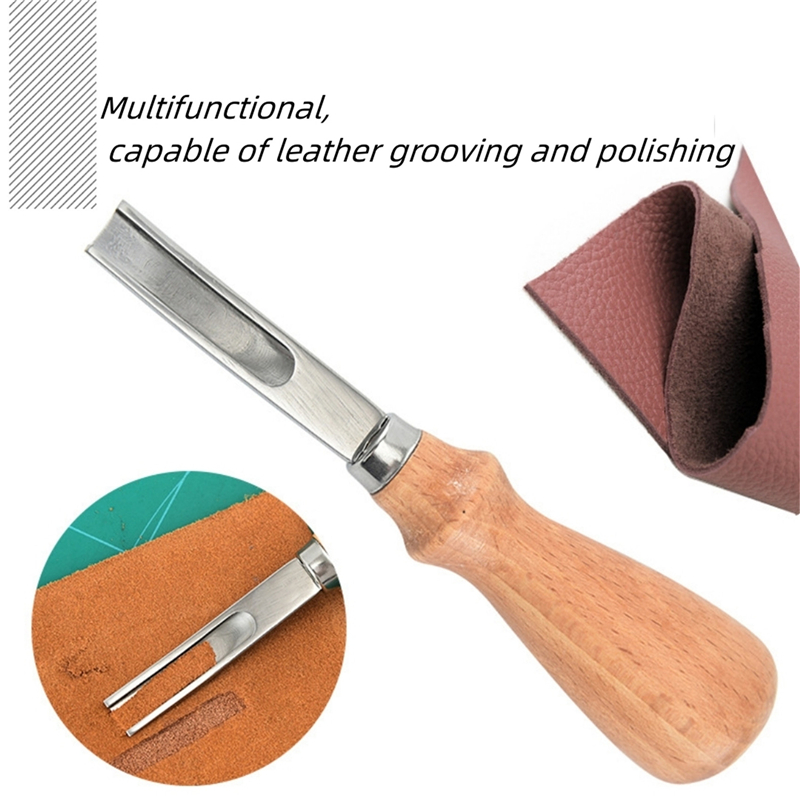 Prático couro artesanato borda - Leather Tooling Kit avaliação e preço