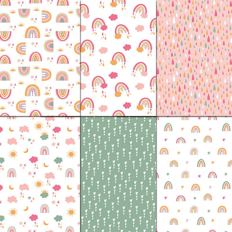 Conjunto de 24 Folhas de Papel - Art Craft Rainbow avaliação e preço