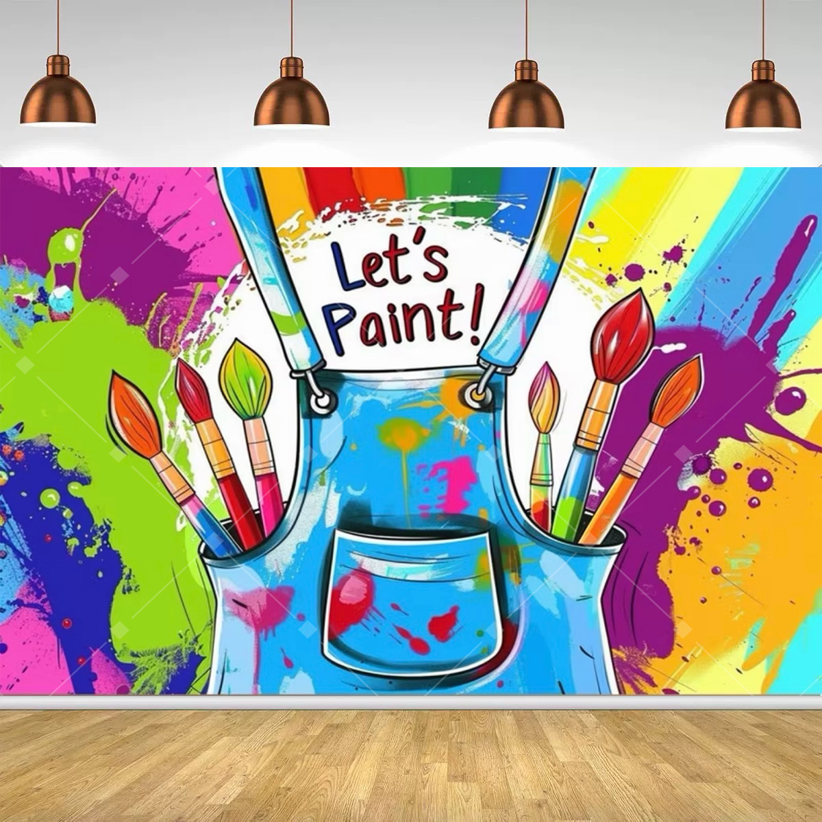 Cenário Temático de Pintura Ar - Art Craft Movement avaliação e preço
