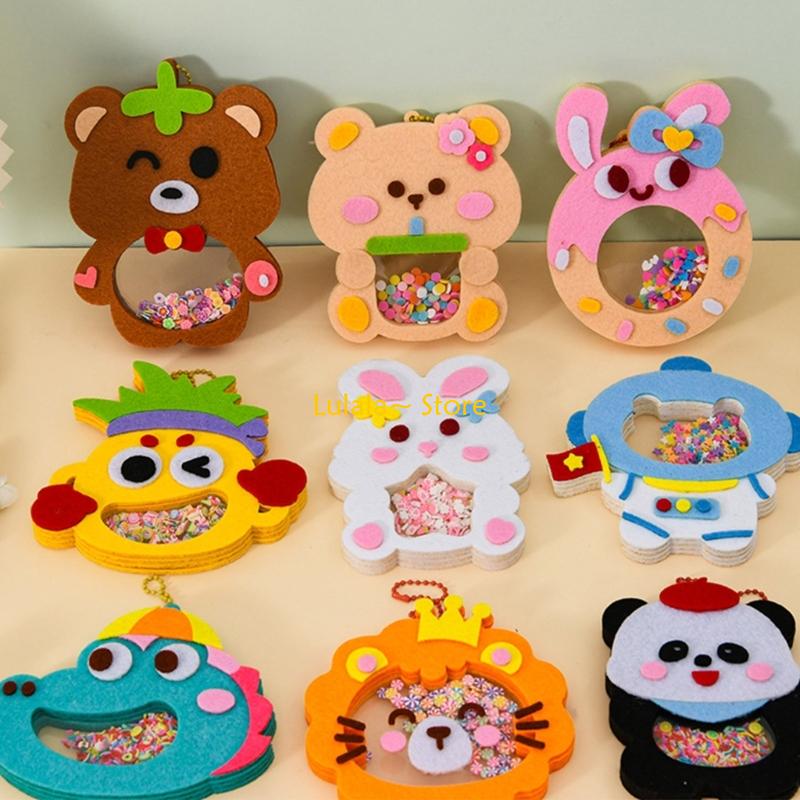 Y4qa cartoon animal shaker pin - Art Craft Class avaliação e preço