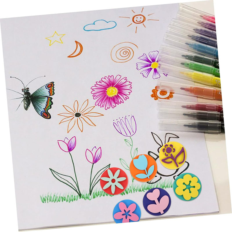 6 pçs/saco selos de espuma par - Art Craft 5 Year Old avaliação e preço