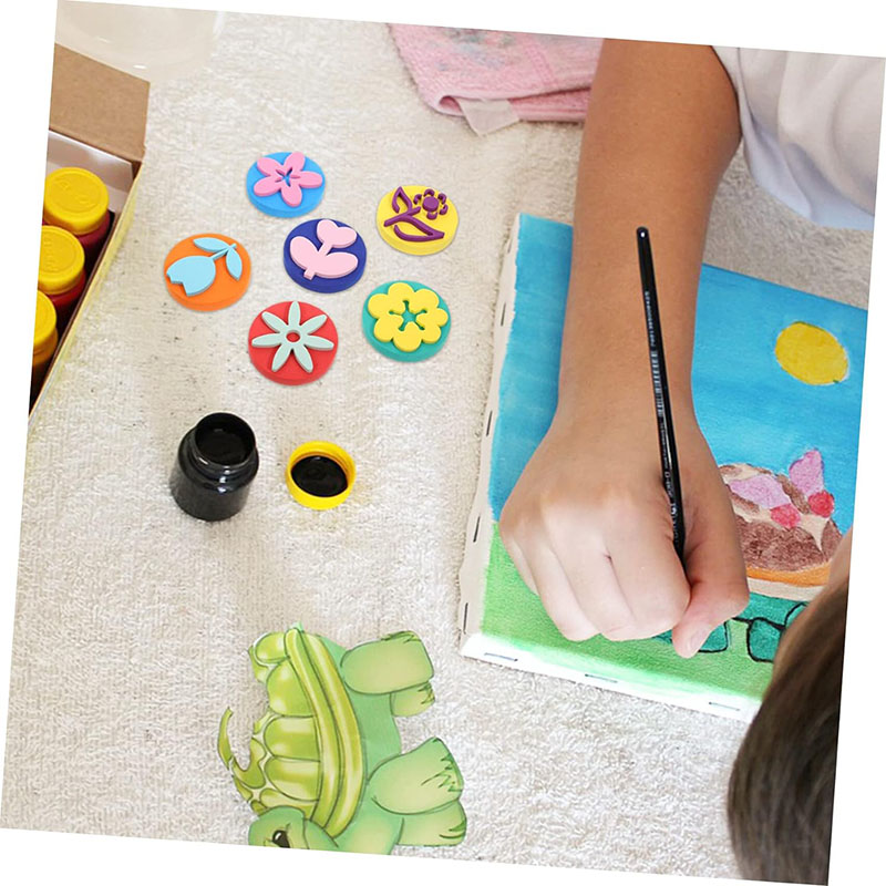 6 pçs/saco selos de espuma par - Art Craft 5 Year Old avaliação e preço