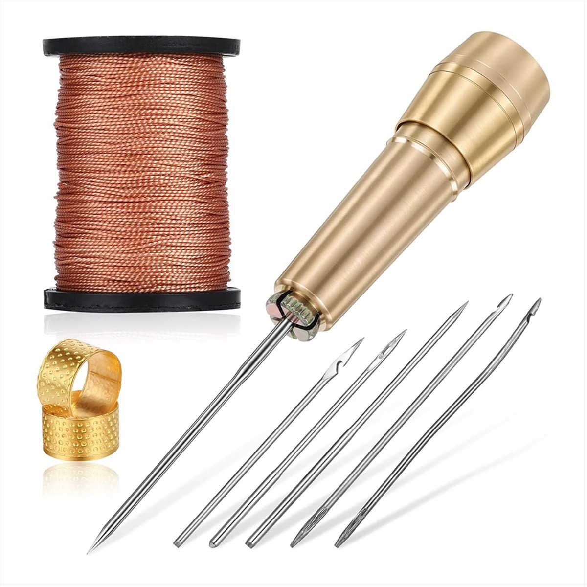 Kit de furador de costura de c - Leather Tooling Kit avaliação e preço