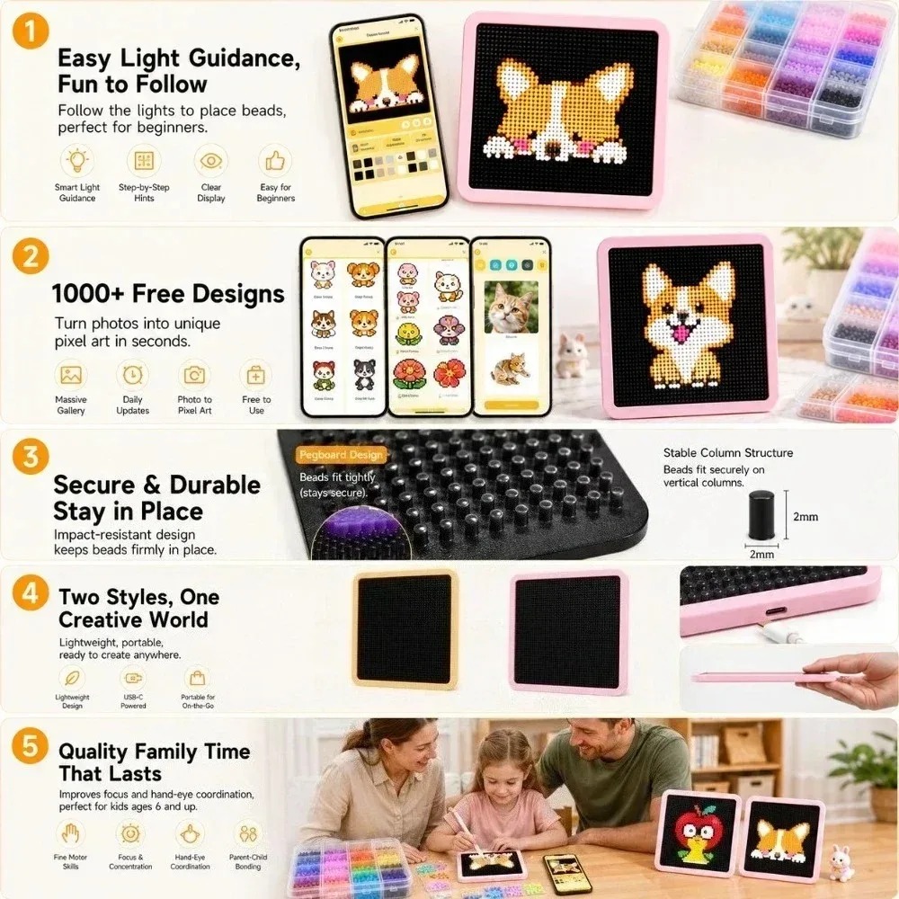 Painel de Luz LED Controlado p - Art Craft App avaliação e preço