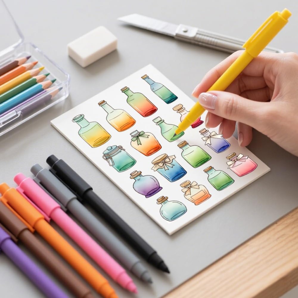 Carimbos Transparentes de Vári - Stamping Ink Pad avaliação e preço