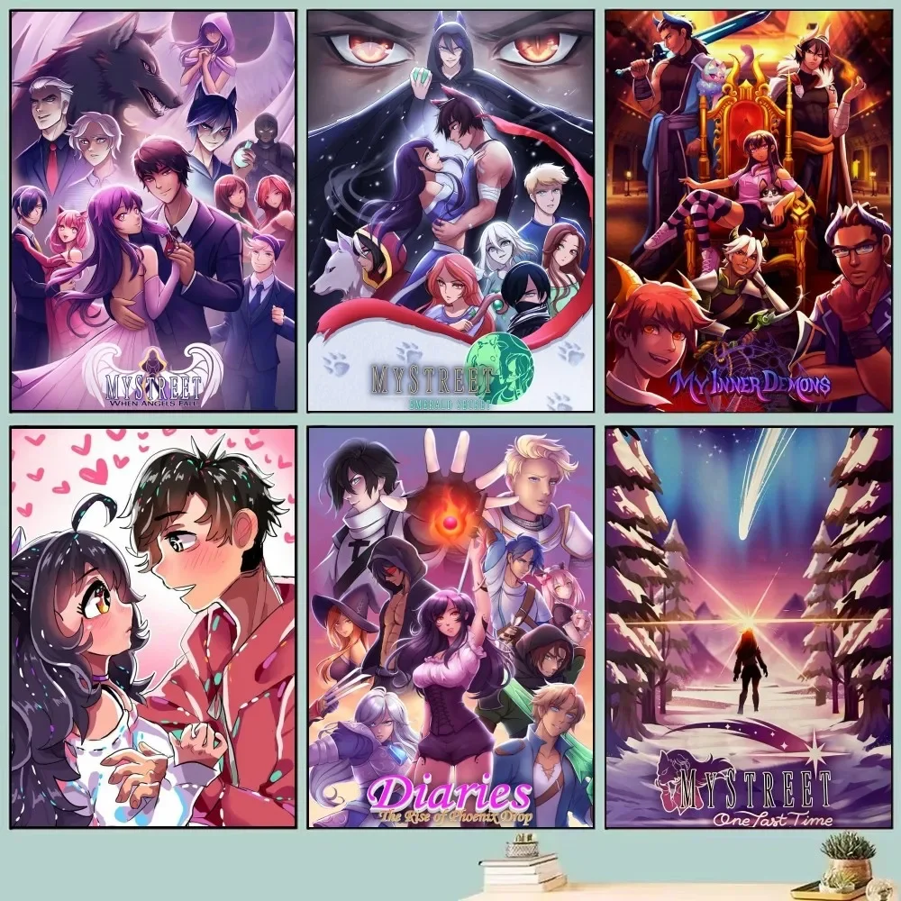 Jogo aphmau cartaz estético au - Art Craft House avaliação e preço